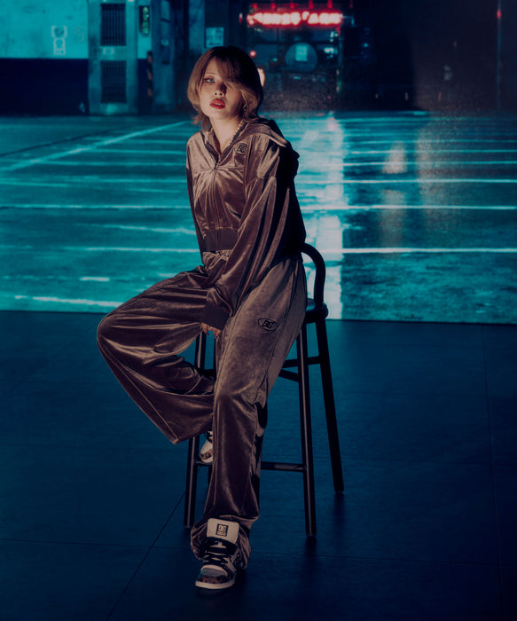 DC SHOES ウィメンズ 26 WS VELOUR SHORT ZH ベロア ジップパーカー【2026年秋冬モデル】