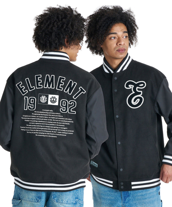 ELEMENT メンズ VARSITY STADIUM JACKET バーシティジャケット 【2026年秋冬モデル】