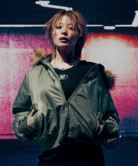 DC SHOES ウィメンズ 26 WS FUR HOOD FLIGHT JACKET フライトジャケット 【2026年秋冬モデル】