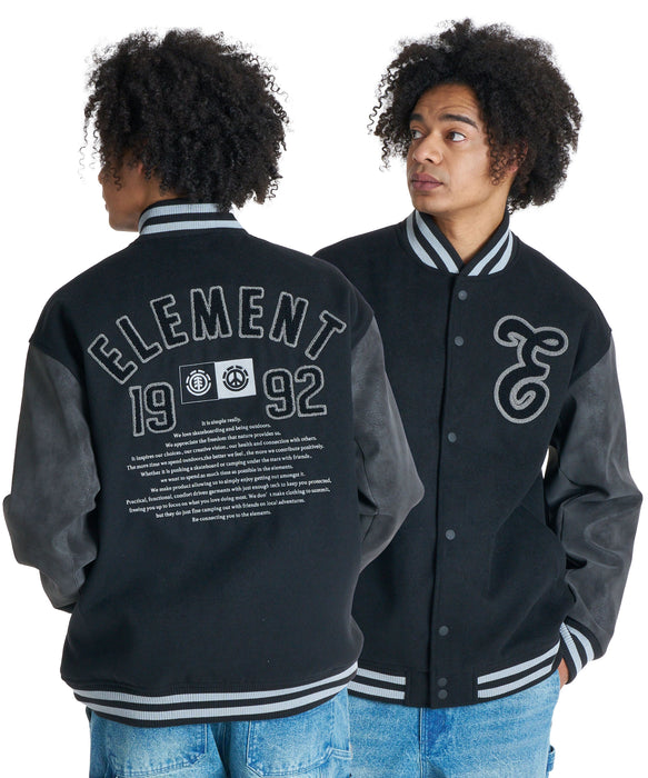 ELEMENT メンズ VARSITY STADIUM JACKET バーシティジャケット 【2026年秋冬モデル】