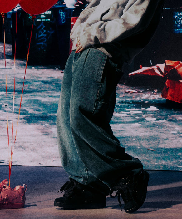 DC SHOES ウィメンズ 26 WS SUPER WIDE BAGGY PAINTER PANT ペインターパンツ 【2026年秋冬モデル】