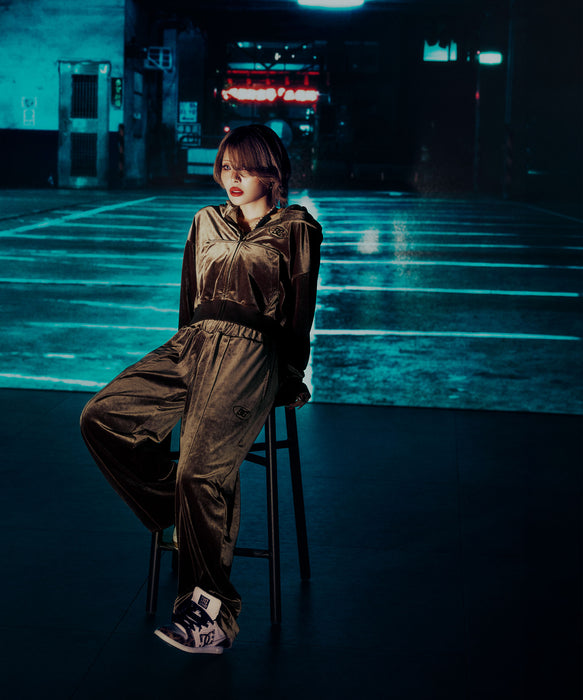 DC SHOES ウィメンズ 26 WS VELOUR SHORT ZH ベロア ジップパーカー【2026年秋冬モデル】
