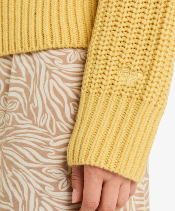 Roxy COMING HOME SWEATER ウィメンズ クルーネックセーター ドロップショルダー <2025FW HEART WAVE>  <25FWグローバル展開アイテム>