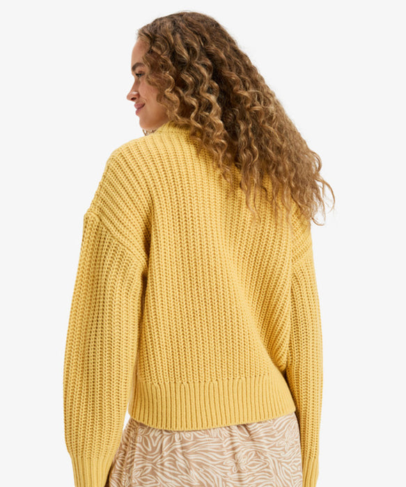 Roxy COMING HOME SWEATER ウィメンズ クルーネックセーター ドロップショルダー <2025FW HEART WAVE>  <25FWグローバル展開アイテム>