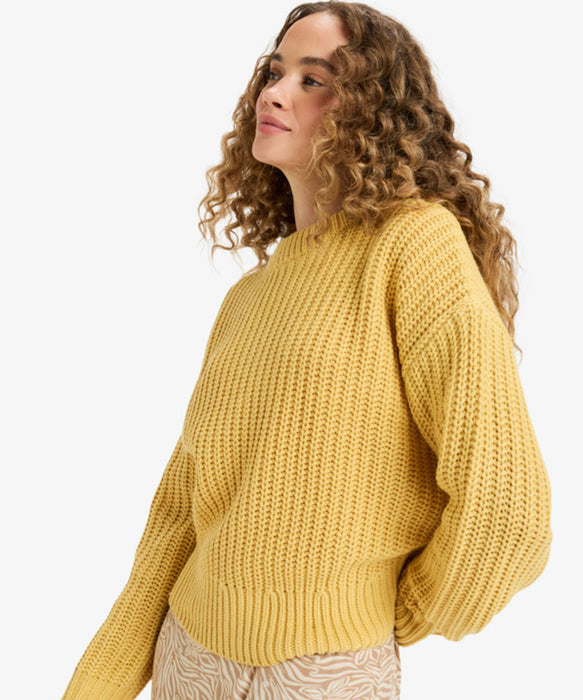 Roxy COMING HOME SWEATER ウィメンズ クルーネックセーター ドロップショルダー <2025FW HEART WAVE>  <25FWグローバル展開アイテム>