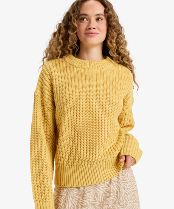 Roxy COMING HOME SWEATER ウィメンズ クルーネックセーター ドロップショルダー <2025FW HEART WAVE>  <25FWグローバル展開アイテム>