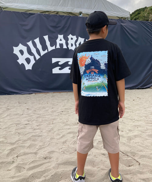 OUTLET FAMILY SALE】BILLABONG キッズ TAHARA PRO POSTER Tシャツ