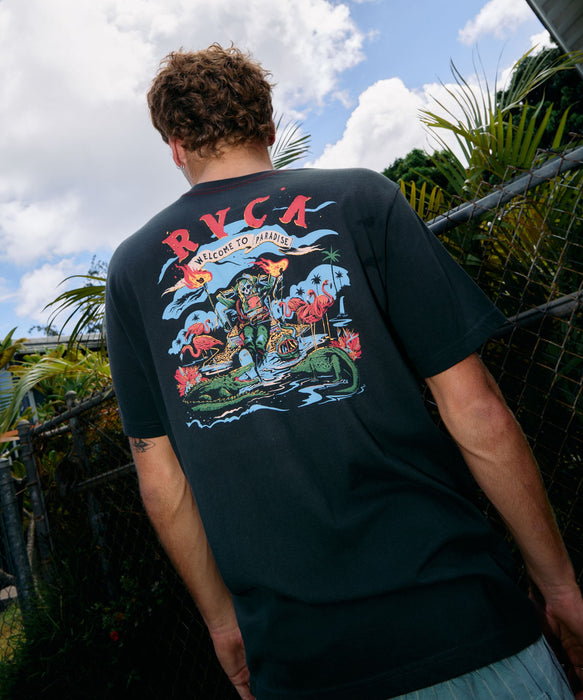【直営店限定】RVCA メンズ WELCOME TO RVCA SS Tシャツ 【2026年春夏モデル】