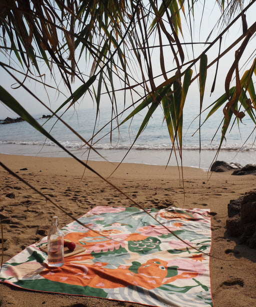 RVCA ウィメンズ PEACH BOYS PALADISE JOURNEY SWIM TOWEL タオル