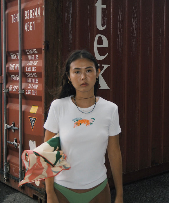 RVCA ウィメンズ PEACH BABY RIB TEE Tシャツ 【2026年春夏モデル】