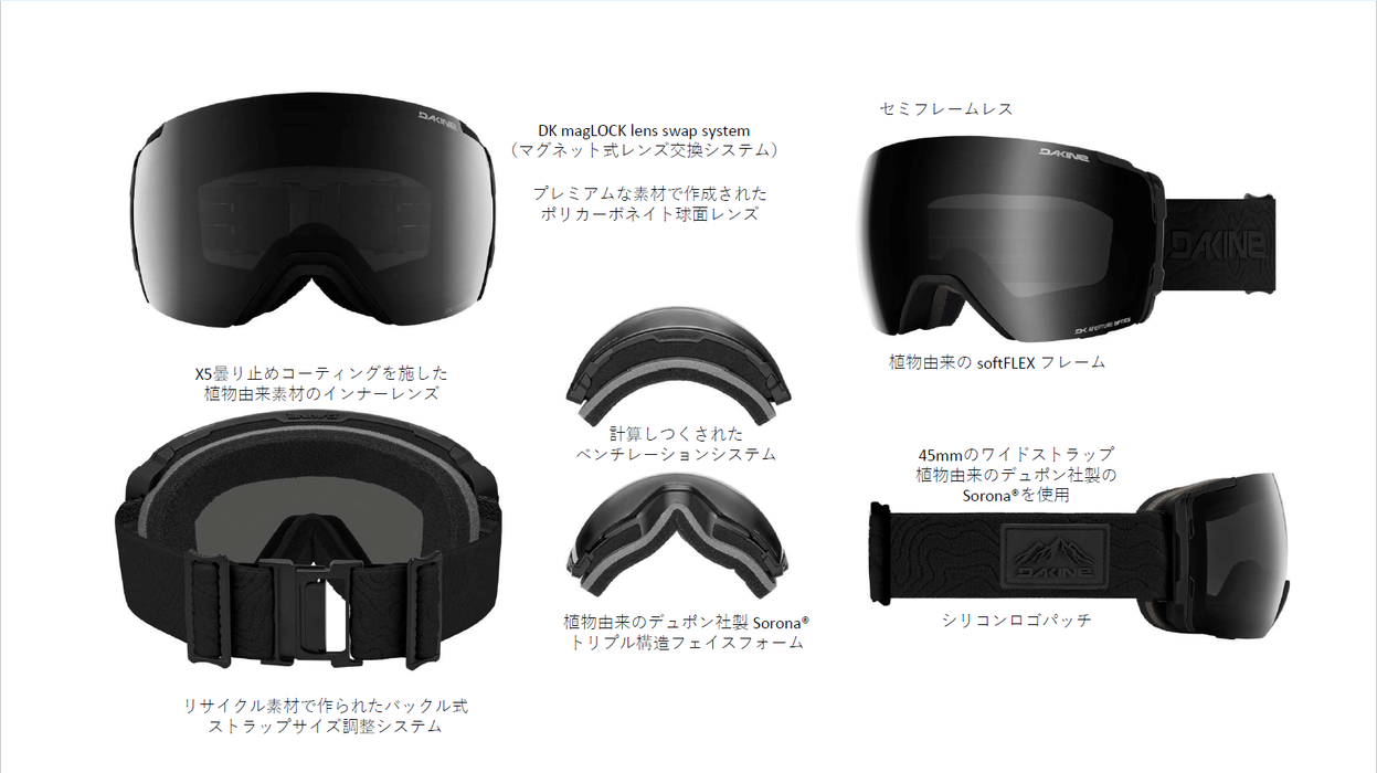 DAKINE SECTOR SNOW GOGGLE スノーゴーグル 【25-26SNOWモデル