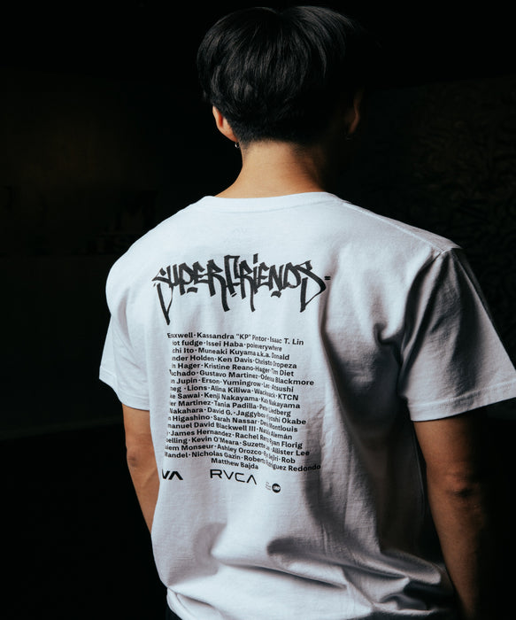 RVCA メンズ SUPER FRIENDS 3 TEE Tシャツ