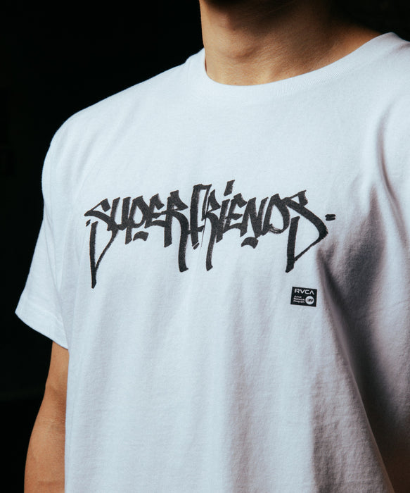 RVCA メンズ SUPER FRIENDS 3 TEE Tシャツ