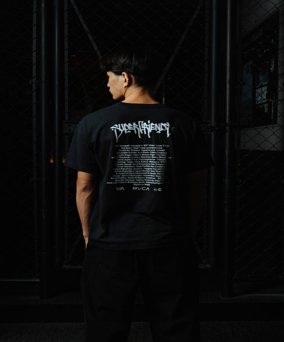 RVCA メンズ SUPER FRIENDS 3 TEE Tシャツ