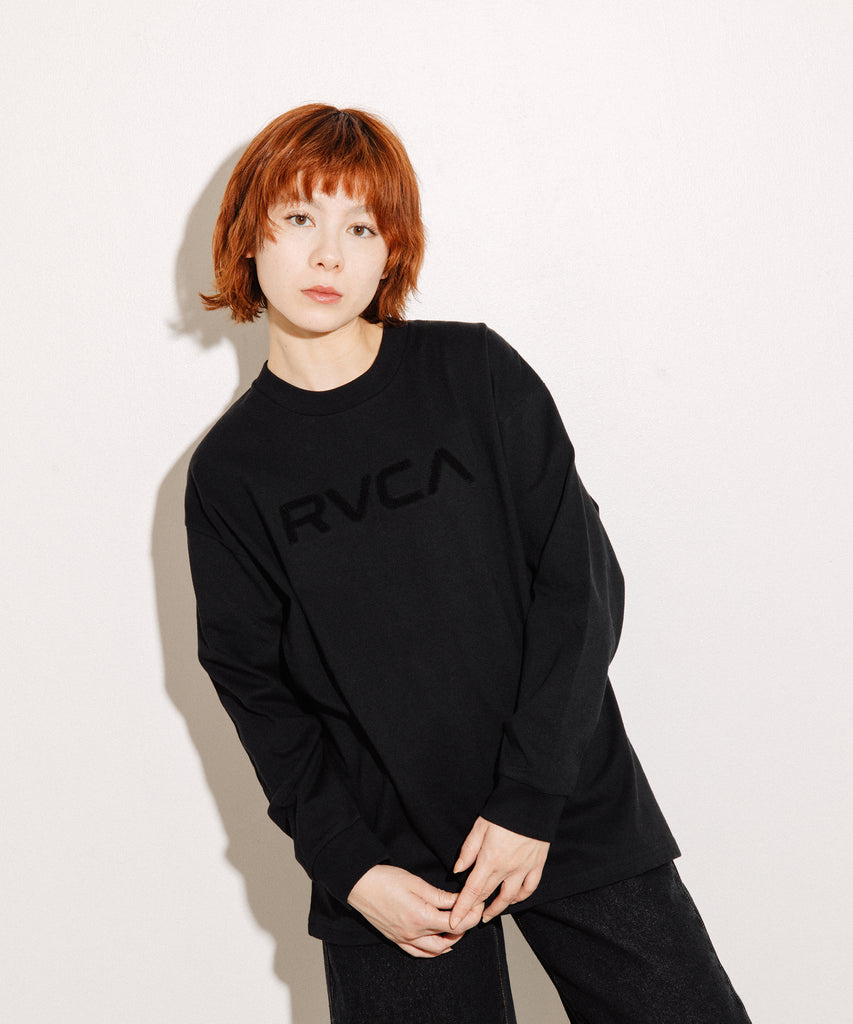 RVCA ブラック スカルデザイン タッパー 長袖　新品未使用 OUTLET FAMILY SALE】RVCA メンズ BALANCE BACK ZIP SURF TOP ロング
