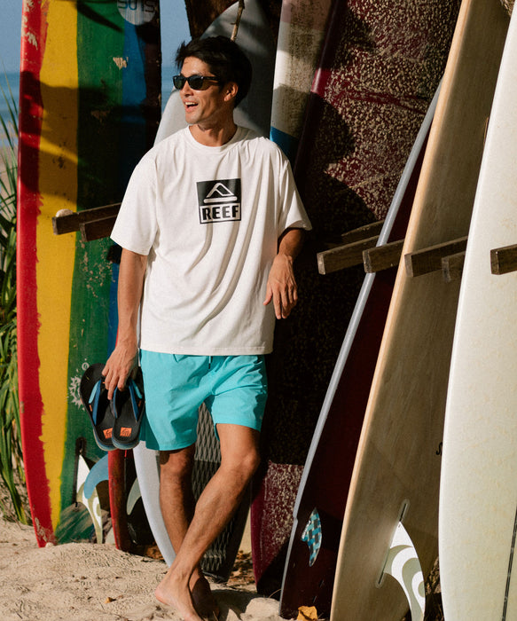 REEF BOX LOGO RASH SS T ラッシュTシャツ 【2026年春夏モデル】