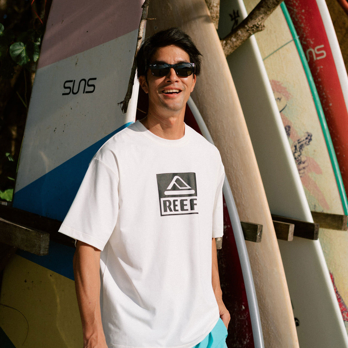 REEF BOX LOGO RASH SS T ラッシュTシャツ 【2026年春夏モデル】