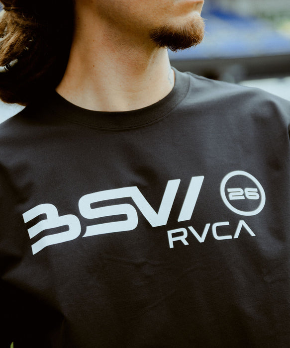 RVCA メンズ RVCA×MARINES BSW LOGOTEE サーフTシャツ 【2026年夏モデル】