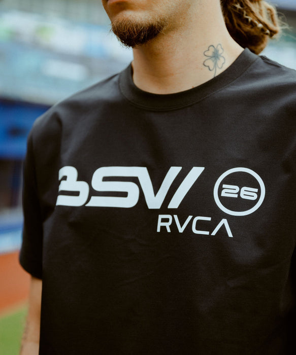 RVCA メンズ RVCA×MARINES BSW LOGOTEE サーフTシャツ 【2026年夏モデル】