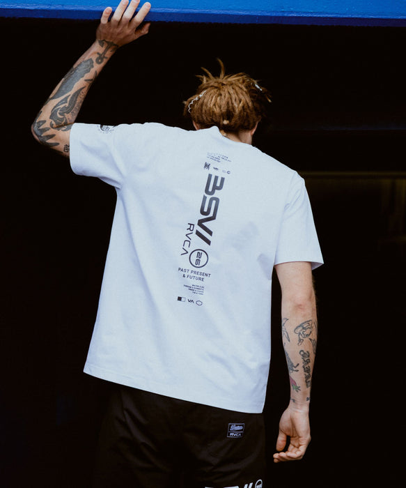 RVCA メンズ RVCA×MARINES BSW LOGOTEE サーフTシャツ 【2026年夏モデル】