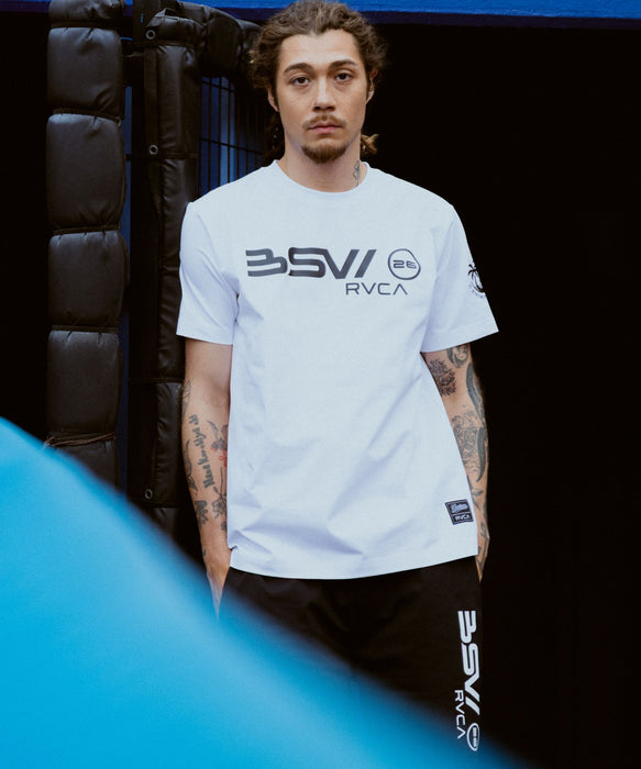 RVCA メンズ RVCA×MARINES BSW LOGOTEE サーフTシャツ 【2026年夏モデル】