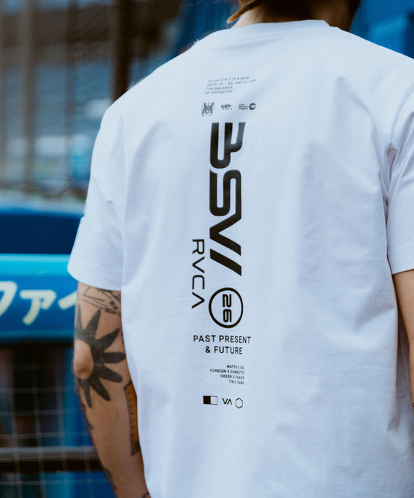 RVCA メンズ RVCA×MARINES BSW LOGOTEE サーフTシャツ 【2026年夏モデル】