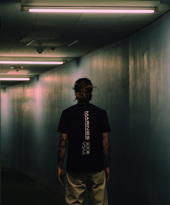 RVCA メンズ RVCA×MARINES BSW PT TEE サーフTシャツ 【2026年夏モデル】
