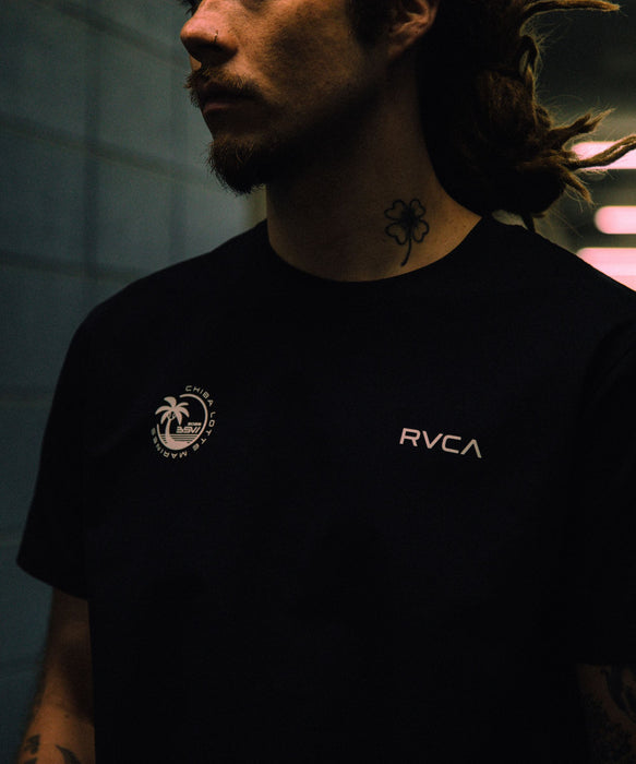 RVCA メンズ RVCA×MARINES BSW PT TEE サーフTシャツ 【2026年夏モデル】