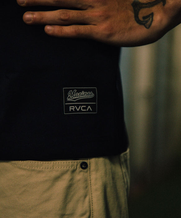 RVCA メンズ RVCA×MARINES BSW PT TEE サーフTシャツ 【2026年夏モデル】