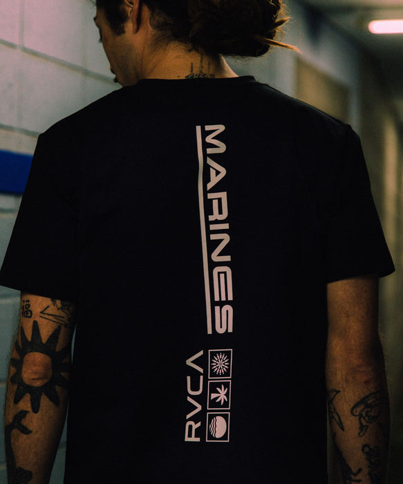 RVCA メンズ RVCA×MARINES BSW PT TEE サーフTシャツ 【2026年夏モデル】