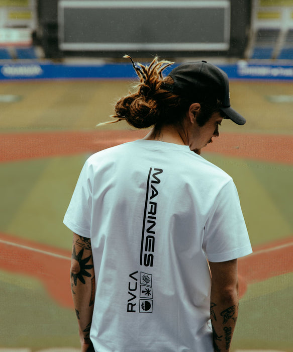 RVCA メンズ RVCA×MARINES BSW PT TEE サーフTシャツ 【2026年夏モデル】
