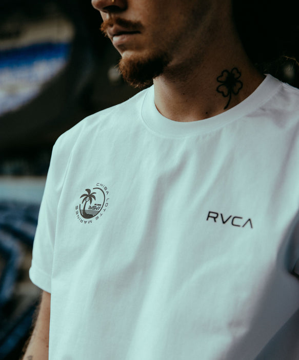 RVCA メンズ RVCA×MARINES BSW PT TEE サーフTシャツ 【2026年夏モデル】