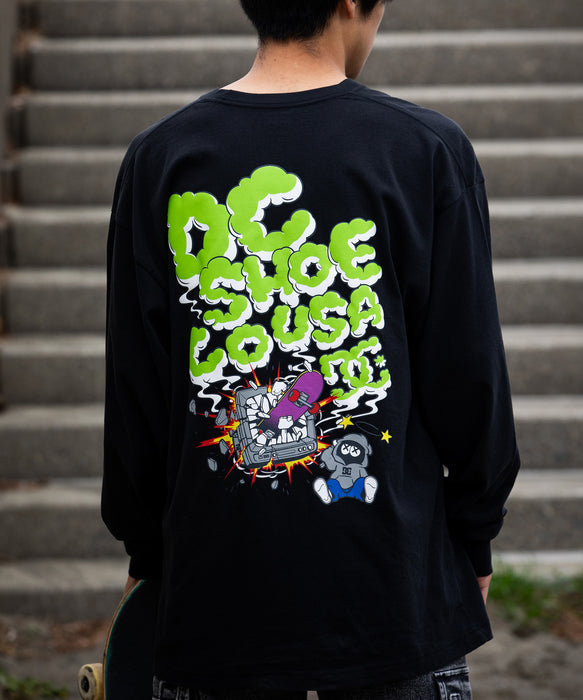 【OUTLET】DC Shoes  25 CLASH DECK LS 長袖Tシャツ メンズ