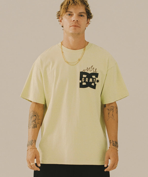 【OUTLET】【オンラインストア限定】 DC Shoes THE SWARM DC SHOES X GRIMEY RH SS Tシャツ メンズ