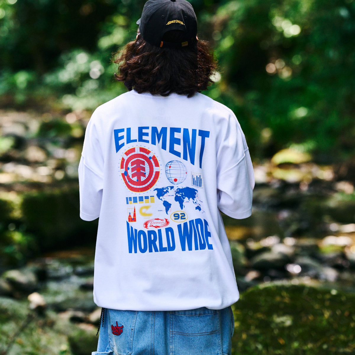 OUTLET】《吸水速乾》ELEMENT メンズ WORLD WIDE SS Tシャツ【2026年夏