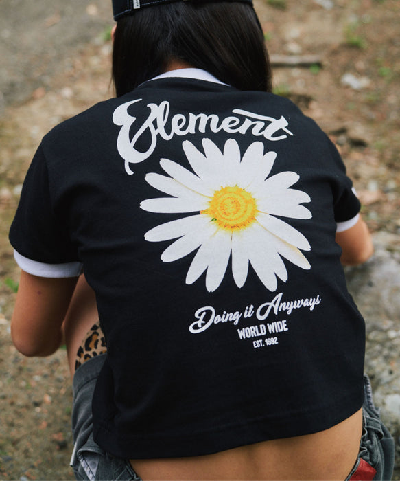 ELEMENT キッズ ガールズ LINE RINGER SS G Tシャツ 【2026年春夏モデル】