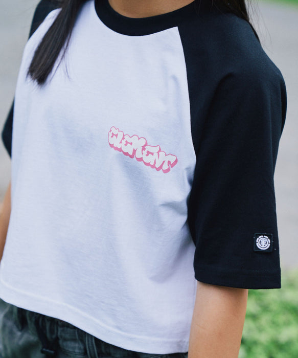 ELEMENT キッズ ガールズ RAGLAN WIDE SS G Tシャツ 【2026年春夏モデル】