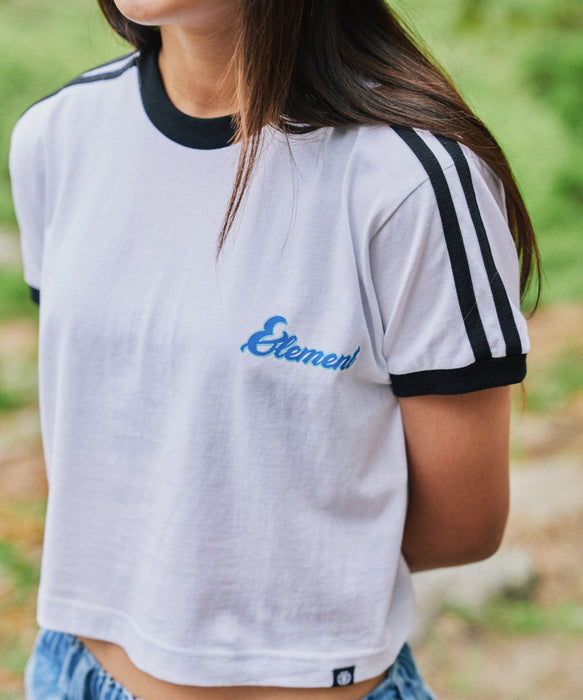 ELEMENT キッズ ガールズ LINE RINGER SS G Tシャツ 【2026年春夏モデル】