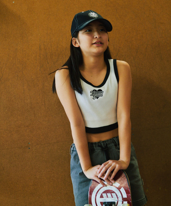 ELEMENT キッズ ガールズ RIB TANKTOP G Tシャツ 【2026年春夏モデル】