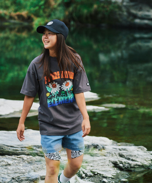 【SALE】ELEMENT キッズ ガールズ FLOWER SS G Tシャツ 【2026年春夏モデル】
