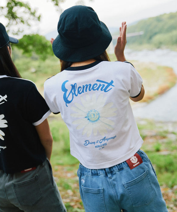 ELEMENT キッズ ガールズ LINE RINGER SS G Tシャツ 【2026年春夏モデル】