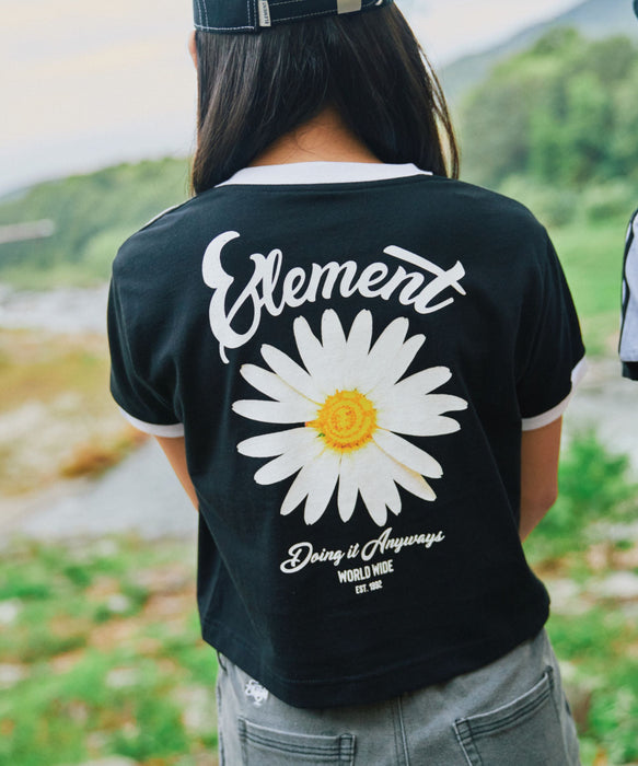 ELEMENT キッズ ガールズ LINE RINGER SS G Tシャツ 【2026年春夏モデル】