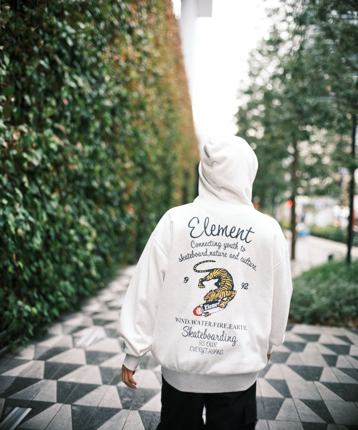 OUTLET】【直営店限定】ELEMENT メンズ TIGER HOOD パーカー 【2026年