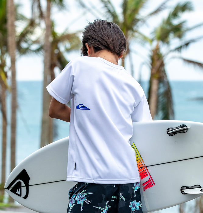 kikirara4125 OUTLET】Quiksilver REPLAY SS YOUTH キッズ サーフTシャツ ラッシュガード
