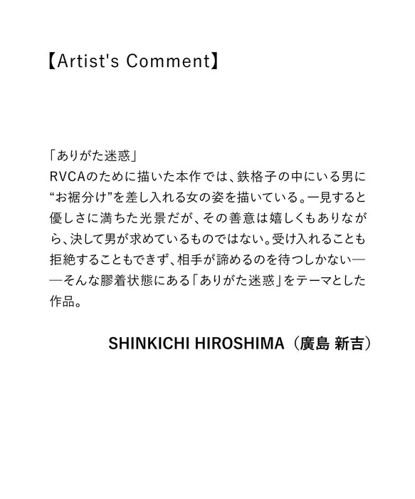 RVCA メンズ SHINKICHI HIROSIMA ANP TOKYO TEE　 Tシャツ 【2026年夏モデル】