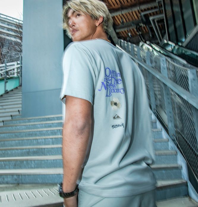 【50MA Collection】Quiksilver 50MA LOGO ST　メンズ Tシャツ