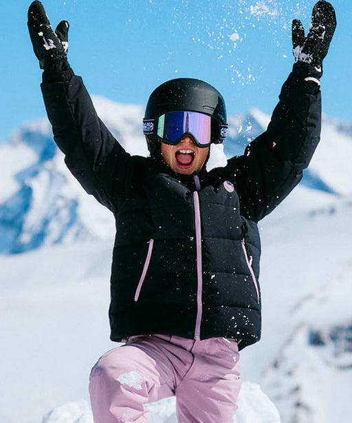 ROXY キッズ SNOWYHILL PUFFY GIRL JK スノージャケット パウダー