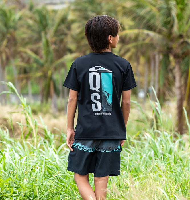 Quiksilver QUIK DROP SS YOUTH キッズ サーフTシャツ ラッシュガード