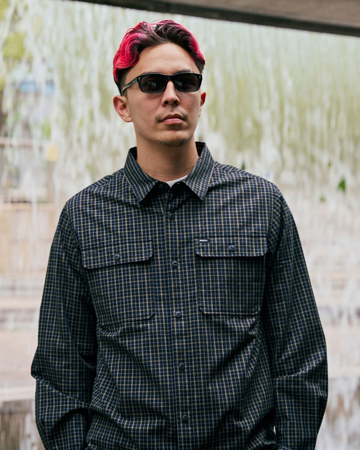 OUTLET】RVCA メンズ CLUEL SHIRT 長袖シャツ 【2025年秋冬モデル】