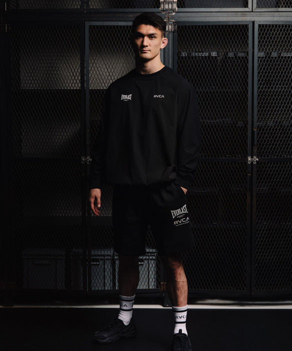 【OUTLET】RVCA SPORT メンズ RVCA×EVERLAST CREW TEE ロンT 【2025年秋冬モデル】